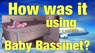 EMIRATES BABY BASSINET  YOUR GUIDE [upl. by Entruoc]