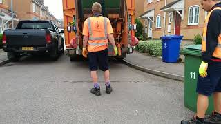 My green bin collection 2 part 3 with a  New truck [upl. by Marne]