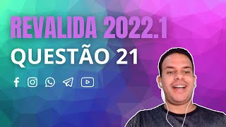 QUESTÃO 21  REVALIDA 20221 [upl. by Artapoelc]