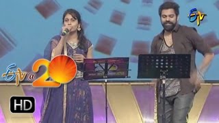 Sreerama ChandraMohana Performance  Singareniundhi Song in Khammam ETV  20 Celebrations [upl. by Tullusus]