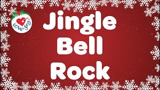 Jingle Bell Rock With Lyrics  Christmas Songs and Carols [upl. by Aioj]