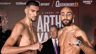 Arthur vs Yarde 2 FULL UNDERCARD WEIGHIN inc SHEERAZ VS SKEETE [upl. by Amelita]