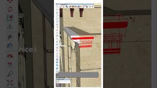 How to make 3d parapet design in sketchup  How to make 3d parapet modeling in sketchup  sketchup [upl. by Assetniuq]