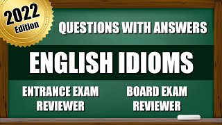 Entrance Exam Reviewer 2022  Questions for College and Senior High School with Answers  ENGLISH [upl. by Capwell]