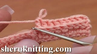 Back Post Double Crochet StitchCrochet Stitch Crochet For Beginners Learn How To Crochet [upl. by Marih24]