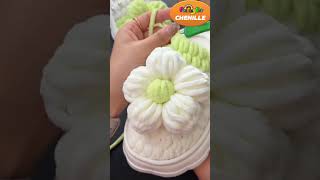 DIY Cozy Chenille Crochet SlippersChenille yarnBulky 5 [upl. by Edme405]