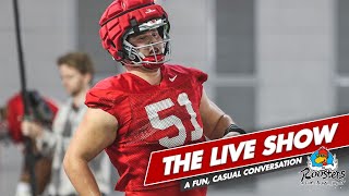 THE Live Show Ohio State scrimmage thoughts new running backs coach discussion with new hire near [upl. by Abel]