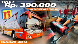 PULANG NAIK BUS IDOLA WARGA PALEMBANG KE BOGOR ‼️Trip PalembangBogor with Rosalia Indah PART 1 [upl. by Nibuz]