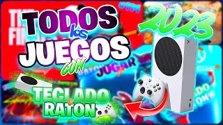 quotTODOS los JUEGOSquot con TECLADO amp RATON en XBOX ss sx 2023 🖱️⌨️ [upl. by Vyky]