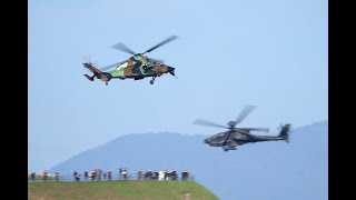 Exercice Royal Blackhawk UH60 NH90 AH64 Apache and EC655 Tiger fight at Belfort [upl. by Pagas]