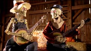 Dueling Animated Banjo Skeletons  Grandin Road [upl. by Alonso]