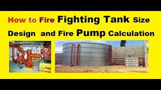 Fire Fighting Tank Size Design and Fire Pump Calculation as per NFPA Standard [upl. by Cindie353]