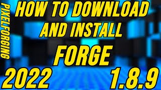 How to download and install forge 189 in 2021 [upl. by Ijan]