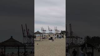 Tourists tomando sol 🤭🤣 playa Malagueta beach MÁLAGA Spain 26 April 2024 [upl. by Carlo]