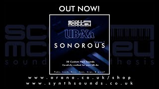 Behringer UBXa  Custom Sounds  Sonorous Vol1 [upl. by Eugen362]