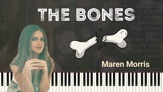 Maren Morris  The Bones Piano Tutorial [upl. by Pul]