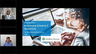 TaxWise Virtual Tax School Maximizing Schedule E Deductions [upl. by Uis]