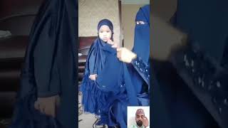 Mashallha beautiful hijab niqab tutorial shortvideo vairalshort [upl. by Prader]