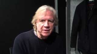 Justin Hayward checks in backstage in Boston [upl. by Gunter568]