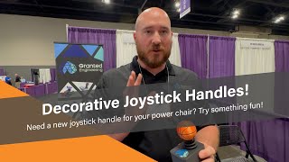 Decorative Joystick for Your Power Chair at Abilities Expo Chicago [upl. by Guthrey]