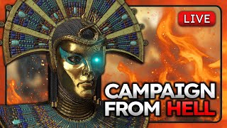 High Queen Khalida legendary livestream part 3  Total war Warhammer 3 [upl. by Alyekahs]