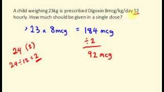 Nursing Dosage Math [upl. by Aek]