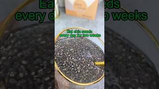 Eat chia seeds every day for two weeks health healthtips shorts explore facts healthy [upl. by Aysahc]