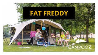 Campooz tenttrailer Fat Freddy  wereldrecordhouder snel opzetten [upl. by Thar162]