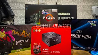 Unboxing Asrock B550M Pro4 amp Ryzen 5 5600G [upl. by Eelreveb191]