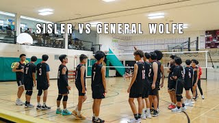 Sisler vs General Wolfe  SET 1 Sisler 25  General Wolfe 13 Oct 22 [upl. by Tindall770]