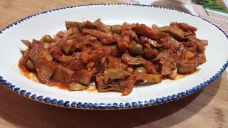 CAPONATA DI CARCIOFI [upl. by Tenrag759]