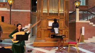 Giovanni Girolamo Kapsperger — Colascione Marina Belova — theorbo Margarita Eskina  organ [upl. by Hepzi805]