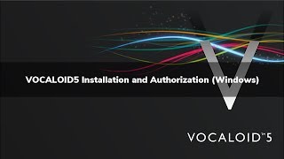 VOCALOID5 Installation and Authorization Windows [upl. by Bordiuk]