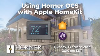 Using Horner OCS with Apple HomeKit [upl. by Annis]