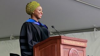 Chimamanda Ngozi Adichie 2015 Wellesley College Commencement Speaker [upl. by Neeruam]