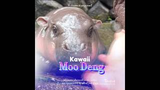 MooDeng  Japanese Song for super cute Pygmy Hippo WinniePhorn [upl. by Normy]