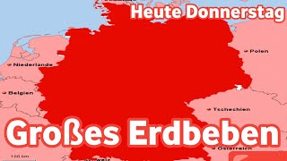 Aktuelle Nachrichten Ein sehr starkes Erdbeben erschüttert Deutschland Heute Abend Donnerstag 4 Juli [upl. by Alul]