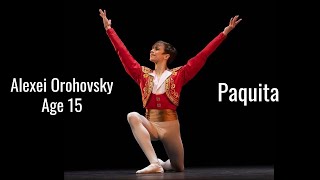 Ballet  Paquita Variation by Alexei Orohovsky [upl. by Vipul994]