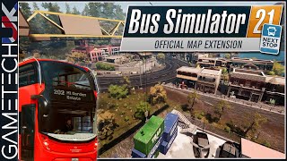 Bus Simulator 21  Next Stop DLC map footage [upl. by Reddin957]