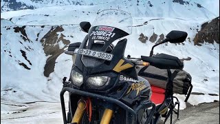 Heavy Snowfall Ride at Baralacha Pass  LADAKH 2021  Ep 06 [upl. by Lanita]