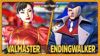 SF6 💥 EndingWalker ED vs Valmaster CHUNLI 💥 High Level Gameplay 💥 [upl. by Sedaiuqlem829]