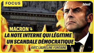 MACRON  LA NOTE INTERNE QUI LÉGITIME UN SCANDALE DÉMOCRATIQUE [upl. by Ozneral]