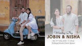 JOBIN amp NISHA  Wedding Live  Sam Wedding Company [upl. by Isidro]