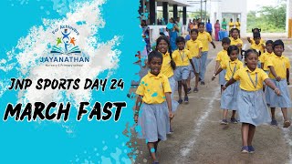 JNP School Sports Day  March Fast 2024 [upl. by Ainoval384]