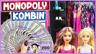 Barbie Kombin Challenge Monopoly Parasıyla Kombin Dila Kent [upl. by Airebma]