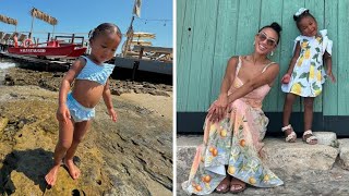 Jeannie Mai and Her Daughter Monaco Is Enjoys The Fun Filed Day At The Beach😍 [upl. by Westfahl]