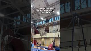 I may have invented it but not perfected it 😅 gymnastics gymnast sports olympics fails fail [upl. by Ecnerol]