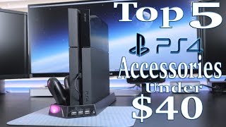 Top 5 PS4 Accessories Under 40 [upl. by Eglanteen]