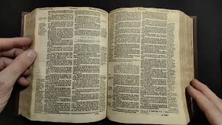 Geneva Bible 1608 Original Bible [upl. by Ayhdiv]