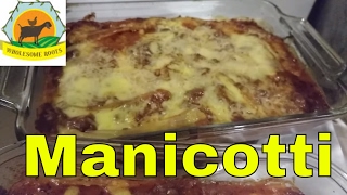 Stuffed Manicotti Bake Tutorial [upl. by Teleya]